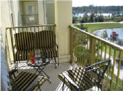 Balcony view of Condo 410